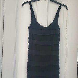 Black Lightweight Layered Express Dress